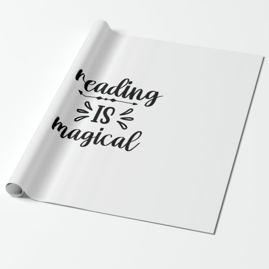 Kunstlezen lezen lezen is magisch cadeaupapier (Uitgerold)