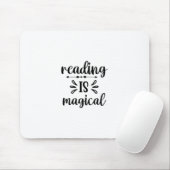 Kunstlezen lezen lezen is magisch muismat (Met muis)