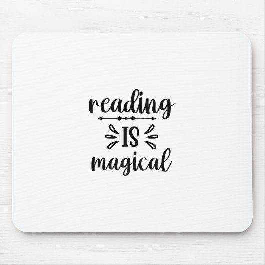 Kunstlezen lezen lezen is magisch muismat (Voorkant)