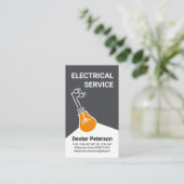 Kunstlicht lichtbundel Elektrische bedrading Visitekaartje (Staand voorkant)