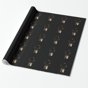 kunstlicht voor steampunk cadeaupapier