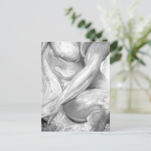 Kunstliefhebber Elegante Originele Kunst Mannelijk Briefkaart (Staand voorkant)