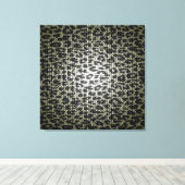 Kunstluipaard abstracte textuur canvas afdruk (Insitu (Houten vloer))