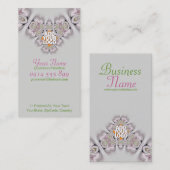 KunstMacro voor de bloem: Visitekaartje van Stamen (Voorkant / Achterkant)