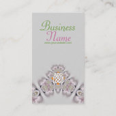 KunstMacro voor de bloem: Visitekaartje van Stamen (Achterkant)