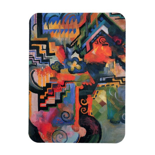 Kunstmagneet met "gekleurde samenstelling" magneet (Verticaal)