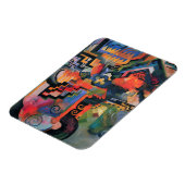 Kunstmagneet met "gekleurde samenstelling" magneet (Linkerzijde)