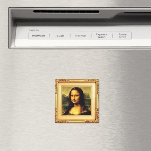 Kunstmagneet - Mona Lisa door Leonardo da Vinci Magneet (Insitu (Vaatwasser))