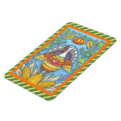 KUNSTMAGNET GROOT KUNSTMAKEN EN THANKSGIVING CORNE MAGNEET (Linkerzijde)