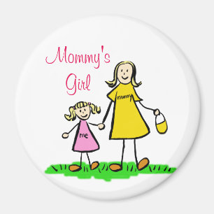 Kunstmagneten voor mama's Meisje Magneet