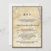 Kunstmakreel Retrofbruiloft Kaart (Voorkant)