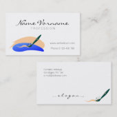 Kunstmaler Visitekaartje (Voorkant / Achterkant)