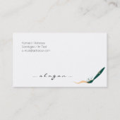 Kunstmaler Visitekaartje (Achterkant)