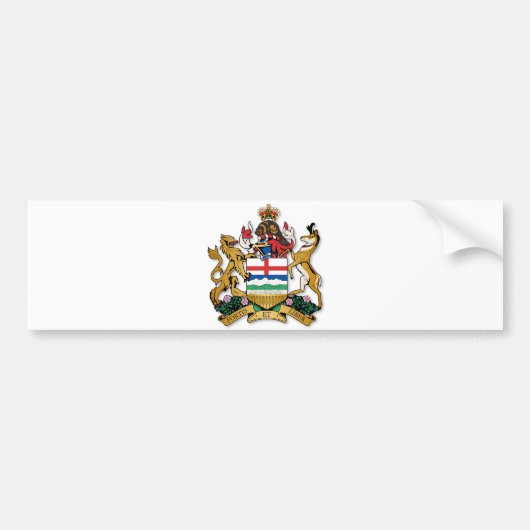 Kunstmantel Alberta Bumpersticker (Voorkant)