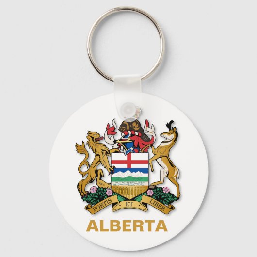 Kunstmantel Alberta Sleutelhanger (Voorkant)