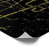 Kunstmap Kopenhagen Gold Style Poster (Hoek)