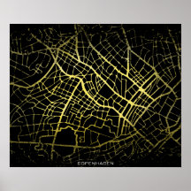 Kunstmap Kopenhagen Gold Style