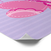 KUNSTMATERIAAL : flutterbyvlinder 3 Poster (Hoek)