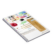 Kunstmateriaal van de waterverf Kunst Ideale lapto Notitieboek (Rechterzijde)