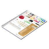 Kunstmateriaal van de waterverf Kunst Ideale lapto Notitieboek (Linkerzijde)