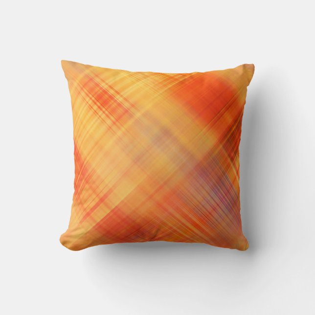 kunstmatig abstract geometrisch diagonaal lijnpatr kussen (Voorkant)