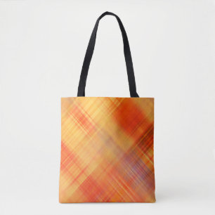 kunstmatig abstract geometrisch diagonaal lijnpatr tote bag