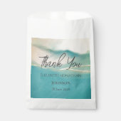 Kunstmatig Abstract landschap Weddenschap Dank je  Bedankzakje (Voorkant)