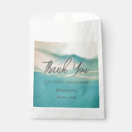 Kunstmatig Abstract landschap Weddenschap Dank je  Bedankzakje