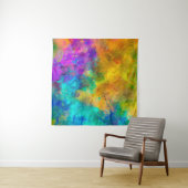 kunstmatig abstracte levendige regenboogverf wi wandkleed (In Situ (horizontaal))