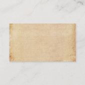 Kunstmatig antiek visitekaartje (Achterkant)
