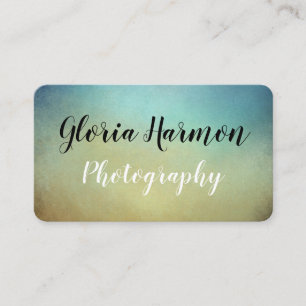 Kunstmatig blauw en tan gradiënt visitekaartje