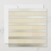 Kunstmatig Chic Silver Roos Floral Vrijgezellenfee Kaart (Achterkant)