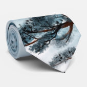 Kunstmatig Chinees landschap Schilders Chinoiserie Stropdas (Opgerold)