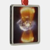 Kunstmatig concept van een sterrenstelsel metalen ornament (Rechts)