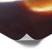 Kunstmatig concept van een sterrenstelsel poster (Hoek)