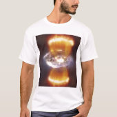 Kunstmatig concept van een sterrenstelsel t-shirt (Voorkant)