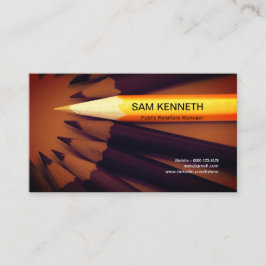Kunstmatig Creative Colorful Pencil PR-Visitekaart Visitekaartje