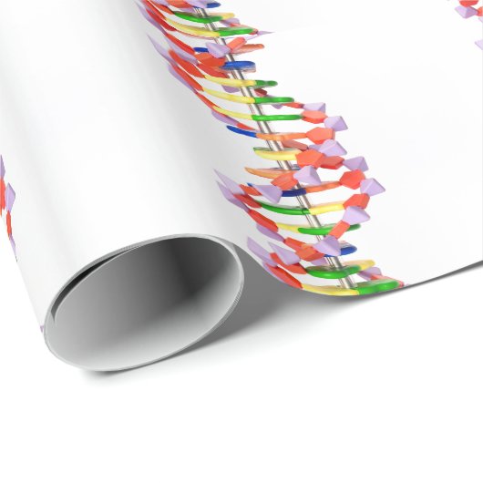 Kunstmatig DNA-model Cadeaupapier (Rol Hoek)