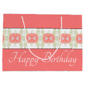 Kunstmatig Floral design Groot Cadeauzakje (Achterkant)