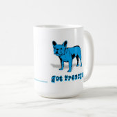 Kunstmatig Frans Bulldog Hondenras Design Koffiemok (Voorkant rechts)