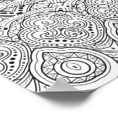 Kunstmatig geïnspireerd design 2 poster (Hoek)