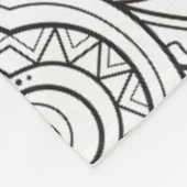 Kunstmatig geïnspireerd ontwerp fleece deken (Hoek)