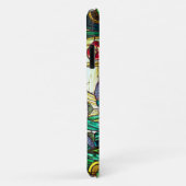 Kunstmatig gekleurd glas, floreel Case-Mate iPhone case (Achterkant/rechts)