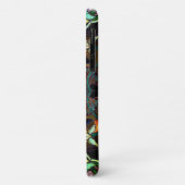 Kunstmatig gekleurd glas, floreel Case-Mate iPhone case (Achterkant/links)
