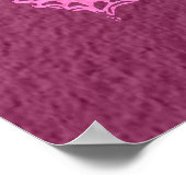 Kunstmatig grafisch ontwerp met vlinder poster (Hoek)