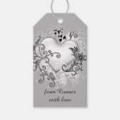 Kunstmatig hart cadeaulabel (Voorkant)