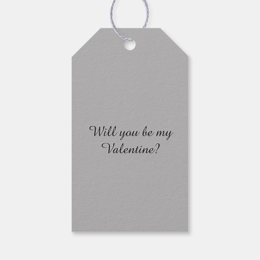 Kunstmatig hart cadeaulabel (Achterkant)