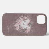 Kunstmatig hart 💗 met aanpasbare tekst Telefoondr Case-Mate iPhone Case (Achterkant (horizontaal))