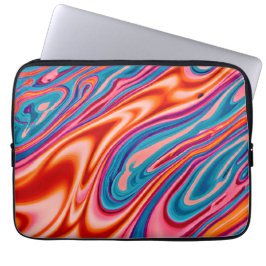 Kunstmatig kleurenschema laptop sleeve