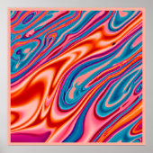 Kunstmatig kleurenschema poster (Voorkant)